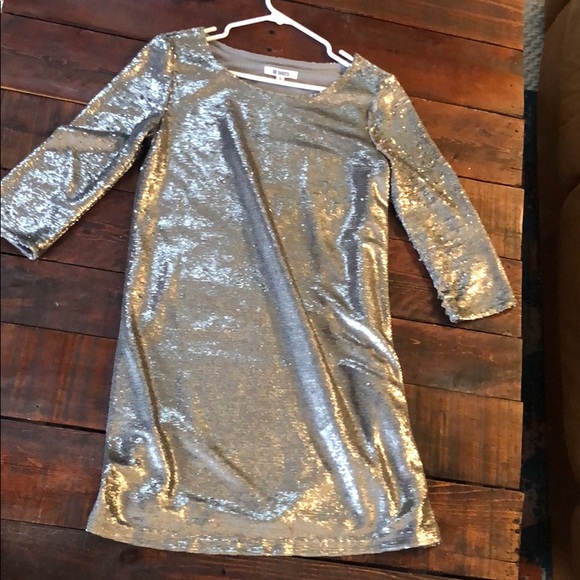 BB Dakota silver sparkle dress - size small - Picture 1 of 3